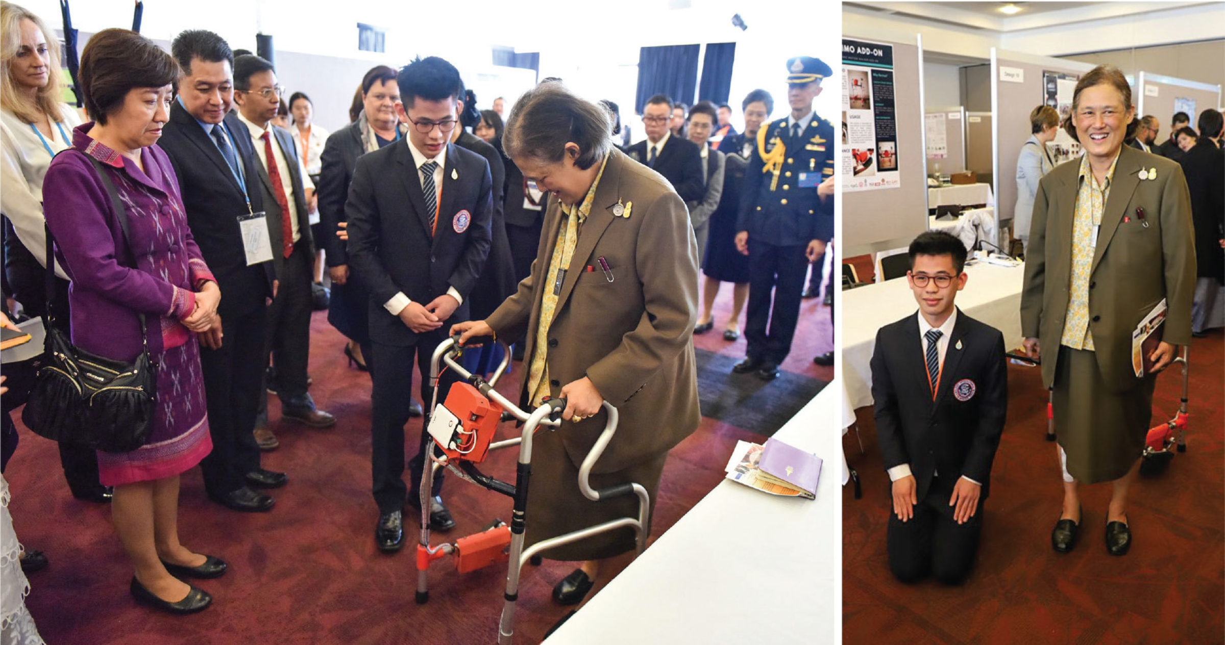 RIS Student Presents Invention to HRH Princess Sirindhorn